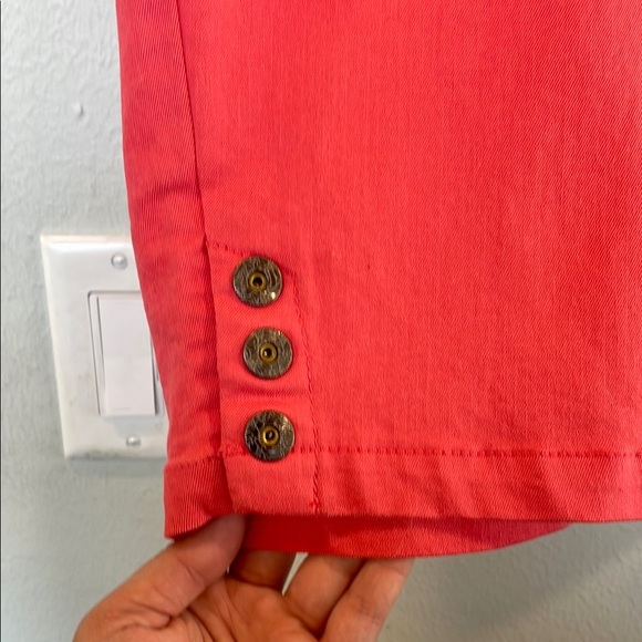 Vibrant Coral Bermuda Shorts - Picture 3 of 7